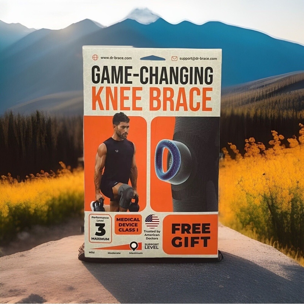 DR. BRACE ELITE Knee Brace For Knee Pain, Compression Knee Sleeve XXL and XL